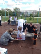 Ребята сдают нормативы ГТО