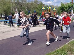 Ребята сдают нормативы ГТО