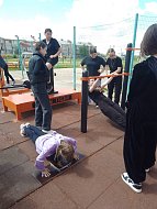 Ребята сдают нормативы ГТО